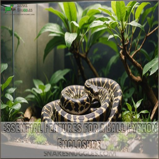 Essential Features for a Ball Python Enclosure