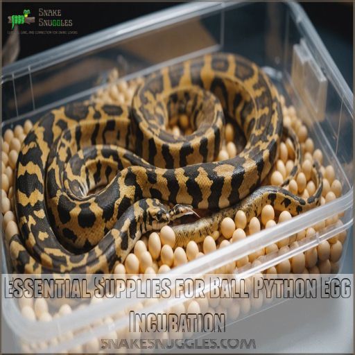 Essential Supplies for Ball Python Egg Incubation