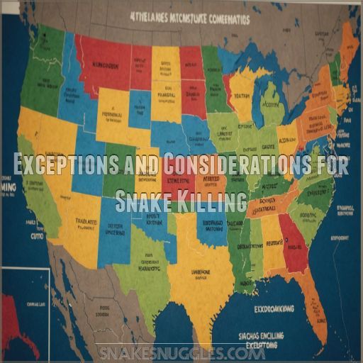 Exceptions and Considerations for Snake Killing