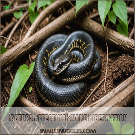 Factors Affecting Snake Hibernation