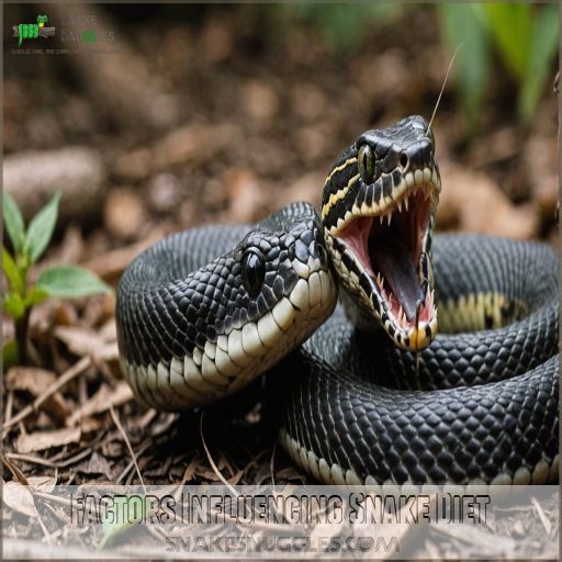 Factors Influencing Snake Diet