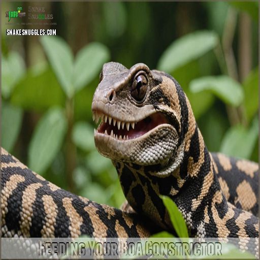 Feeding Your Boa Constrictor