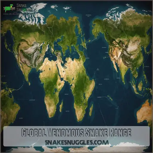 Global Venomous Snake Range