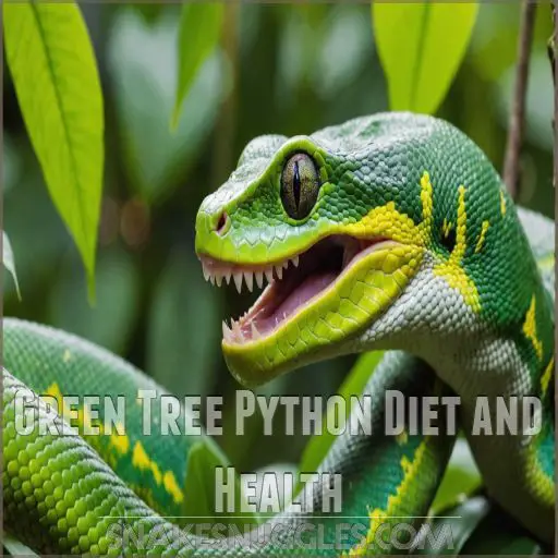 Green Tree Python Diet and Health