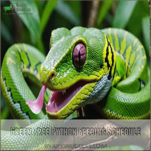 Green Tree Python Feeding Schedule