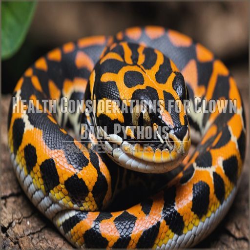 Health Considerations for Clown Ball Pythons