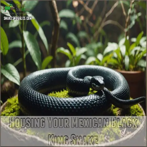 Housing Your Mexican Black King Snake