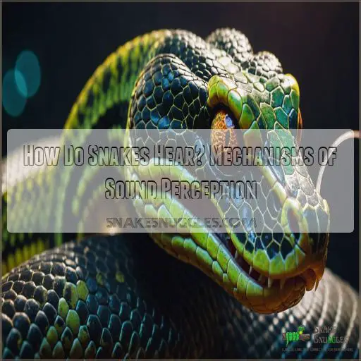 How Do Snakes Hear? Mechanisms of Sound Perception