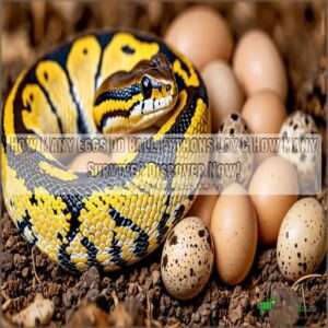 how many eggs do ball pythons lay and how many survive 2