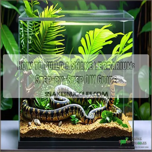 how to build a snake terrarium