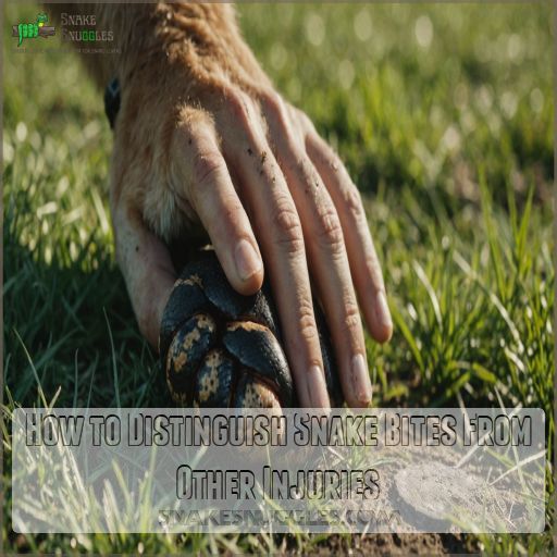 How to Distinguish Snake Bites From Other Injuries