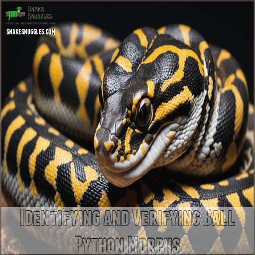 Identifying and Verifying Ball Python Morphs