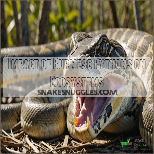 Impact of Burmese Pythons on Ecosystems