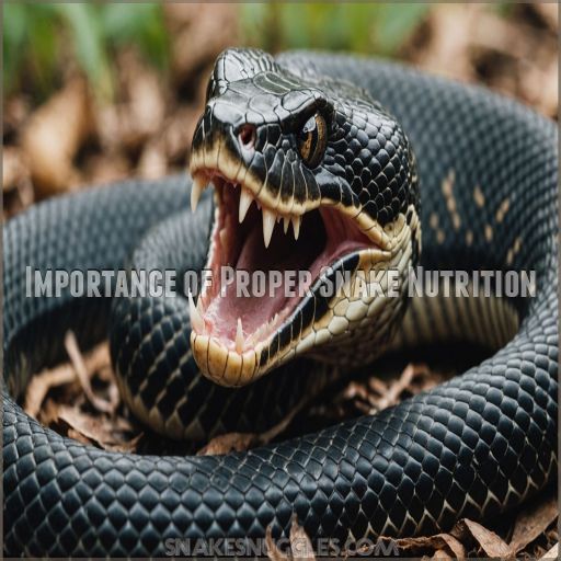 Importance of Proper Snake Nutrition