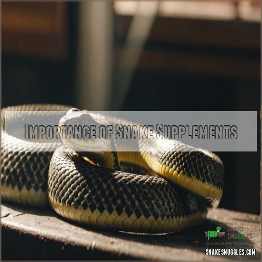 Importance of Snake Supplements