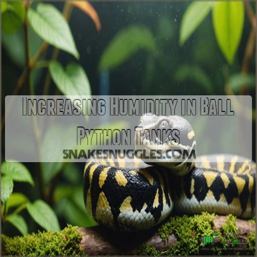 Increasing Humidity in Ball Python Tanks