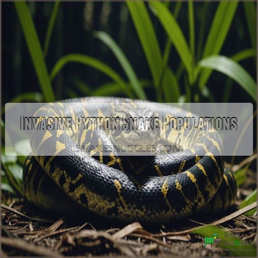 Invasive Python Snake Populations