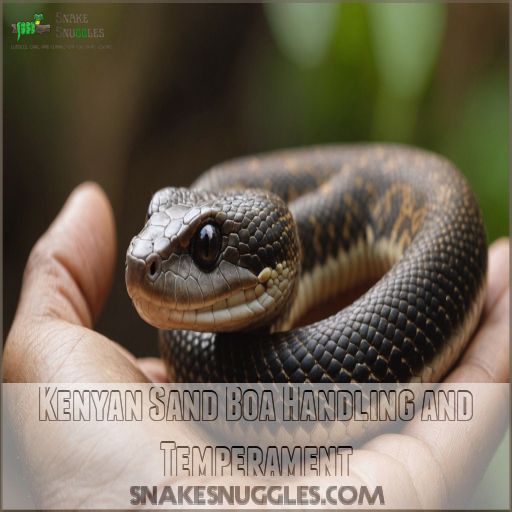 Kenyan Sand Boa Handling and Temperament