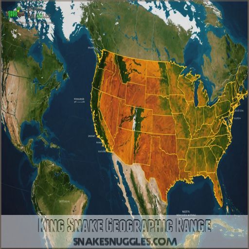 King Snake Geographic Range