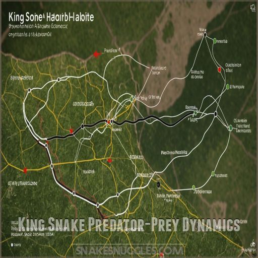 King Snake Predator-Prey Dynamics