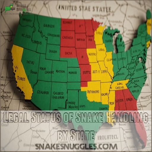 Legal Status of Snake Handling by State