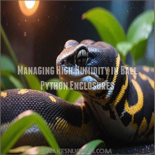 Managing High Humidity in Ball Python Enclosures