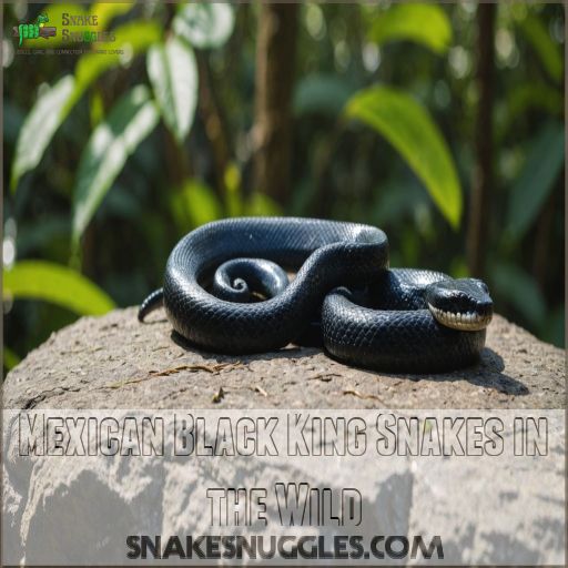 Mexican Black King Snakes in the Wild