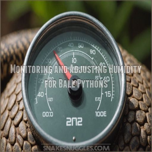 Monitoring and Adjusting Humidity for Ball Pythons