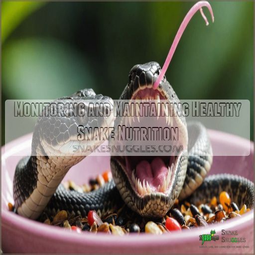 Monitoring and Maintaining Healthy Snake Nutrition