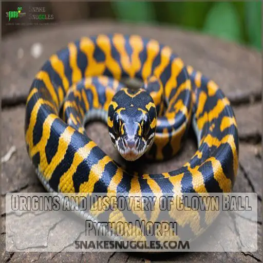 Origins and Discovery of Clown Ball Python Morph