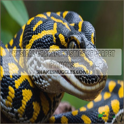 Physical Characteristics of Carpet Pythons