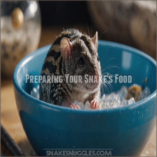 Preparing Your Snake