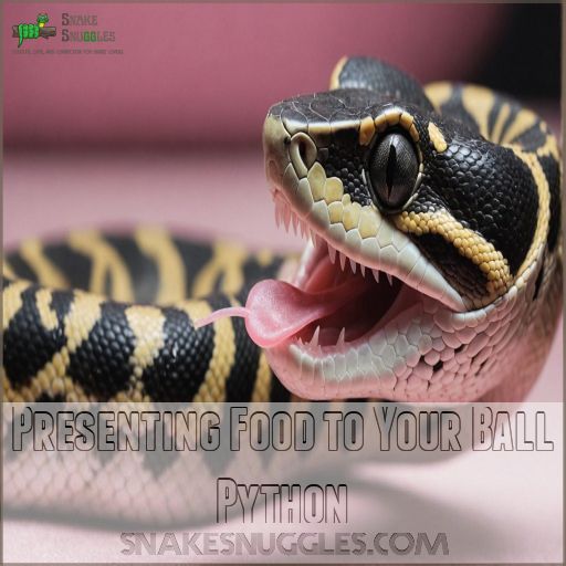 Presenting Food to Your Ball Python