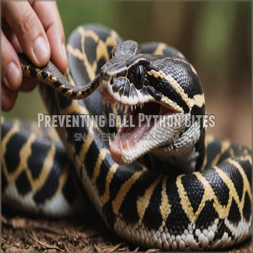 Preventing Ball Python Bites