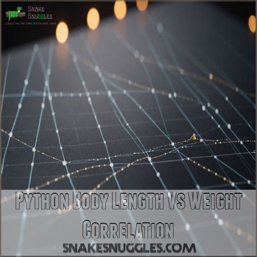 Python Body Length Vs Weight Correlation