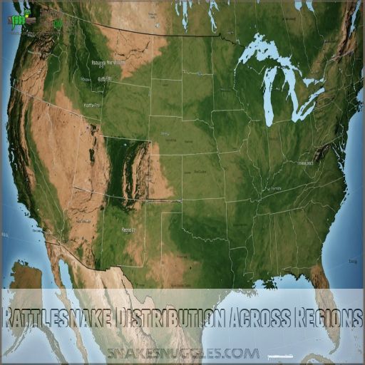 Rattlesnake Distribution Across Regions