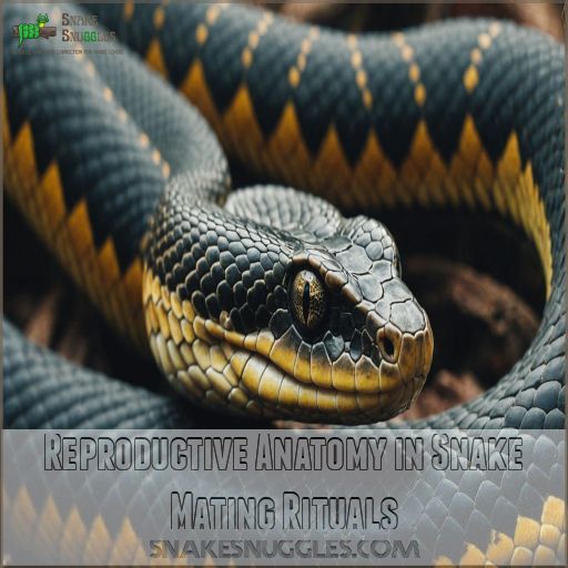 Reproductive Anatomy in Snake Mating Rituals