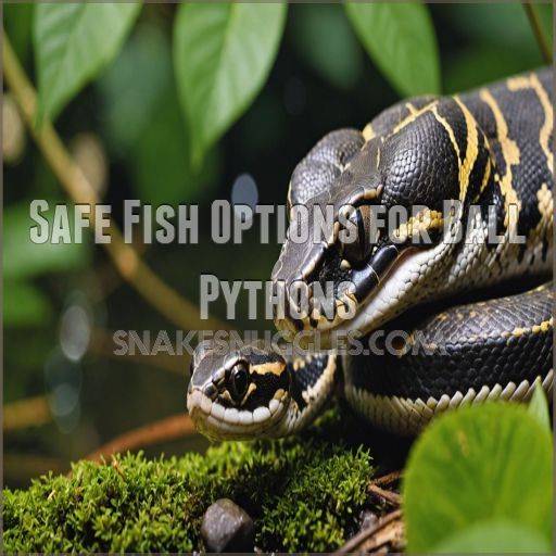 Safe Fish Options for Ball Pythons