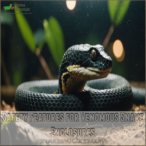 Safety Features for Venomous Snake Enclosures