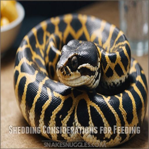 Shedding Considerations for Feeding