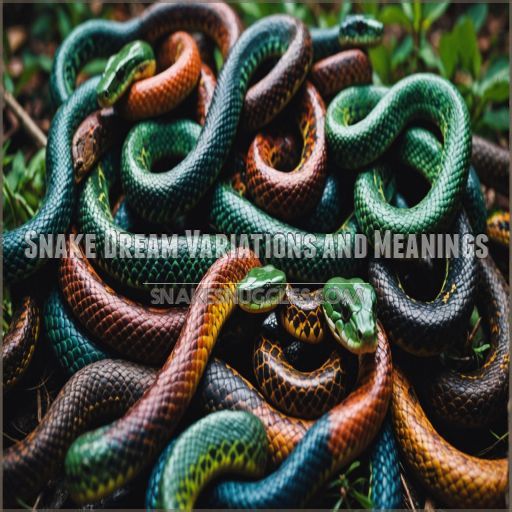 Snake Dream Variations and Meanings