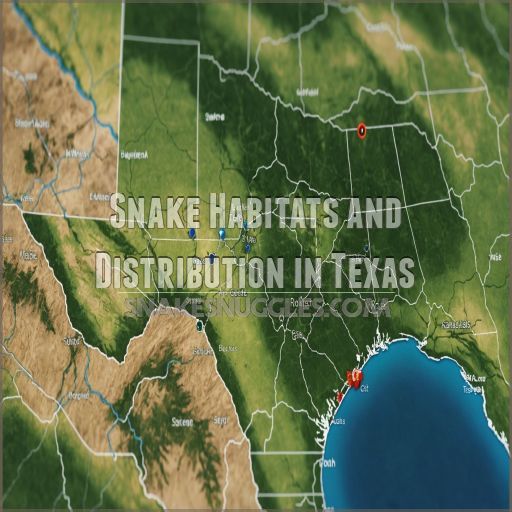 Snake Habitats and Distribution in Texas