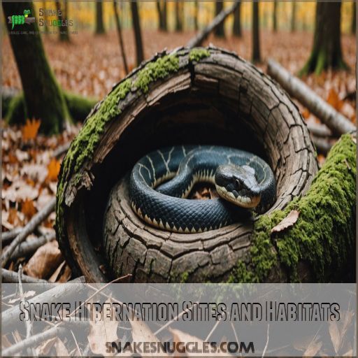 Snake Hibernation Sites and Habitats