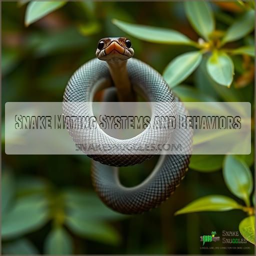 Snake Mating Systems and Behaviors