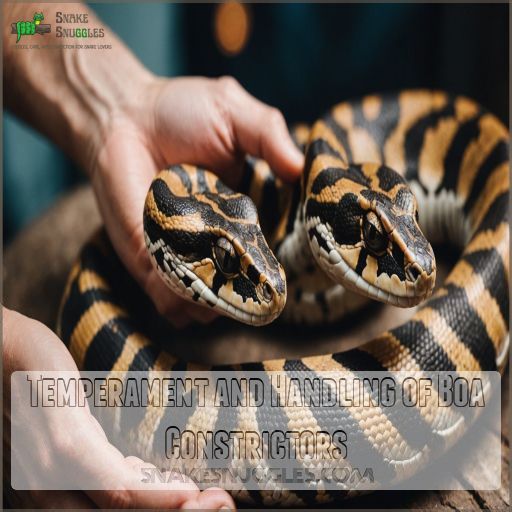 Temperament and Handling of Boa Constrictors