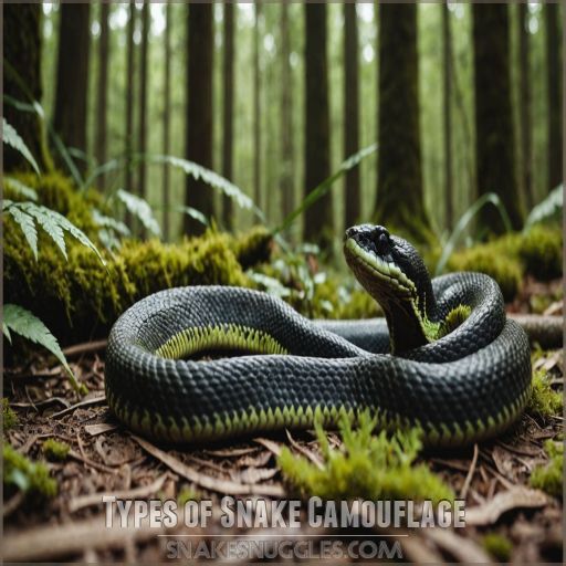 Types of Snake Camouflage