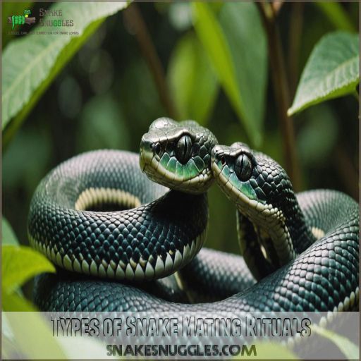 Types of Snake Mating Rituals