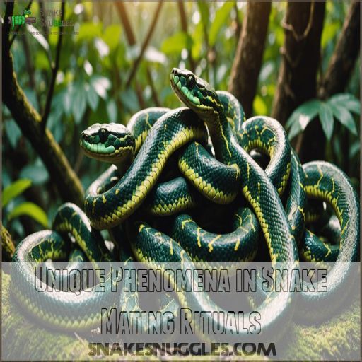 Unique Phenomena in Snake Mating Rituals