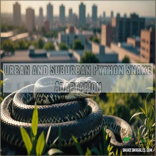 Urban and Suburban Python Snake Adaptation