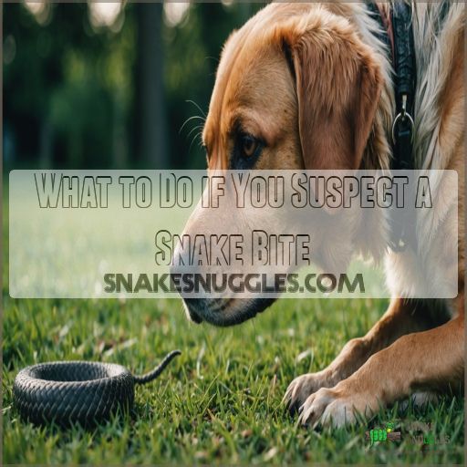 What to Do if You Suspect a Snake Bite